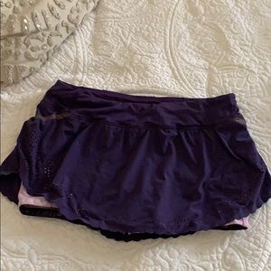 Purple Lululemon skort
